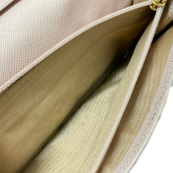Auth Salvatore Ferragamo Vara - Light Pink Leather Long Wallet - Picture 11 of 12